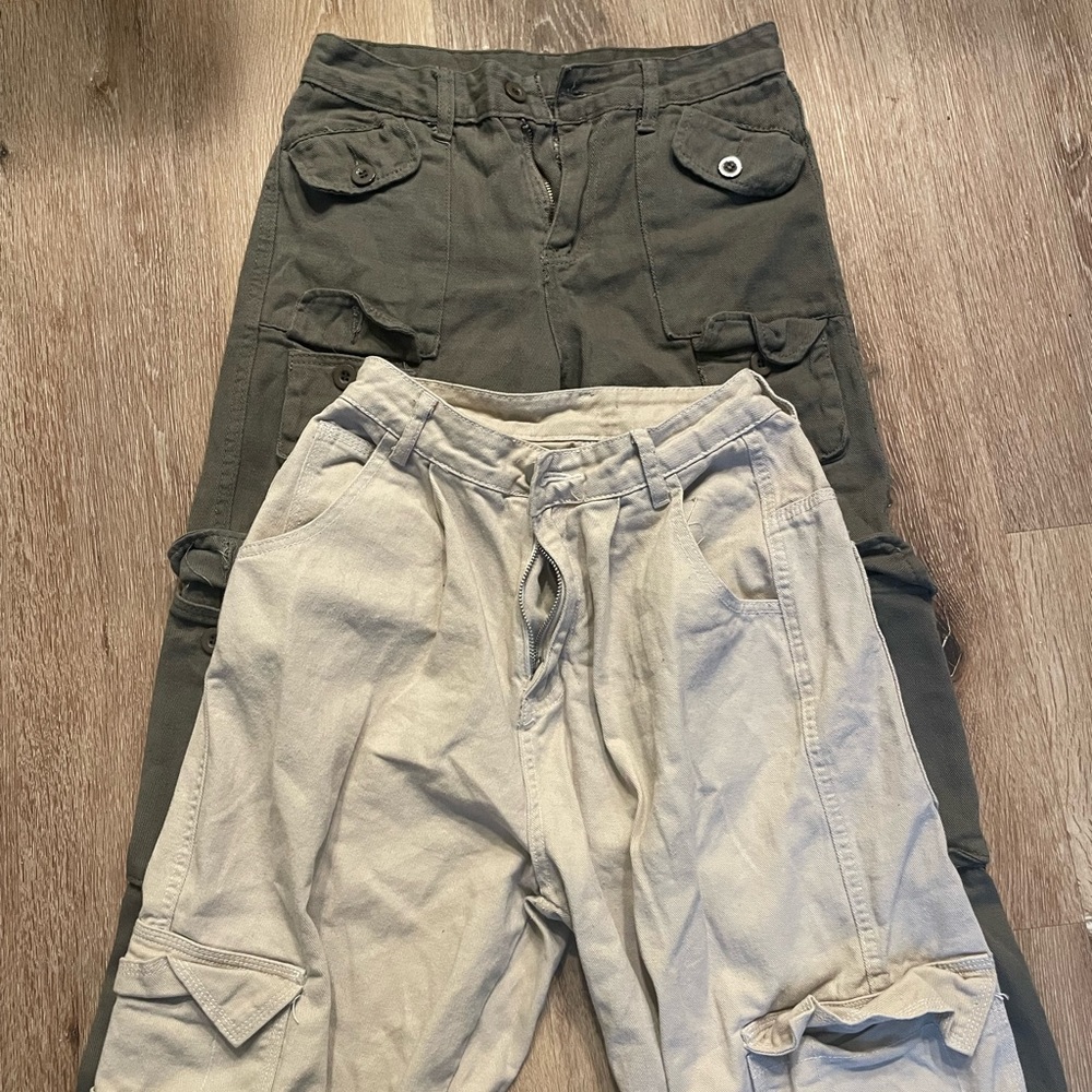 2 pairs of cargo pants